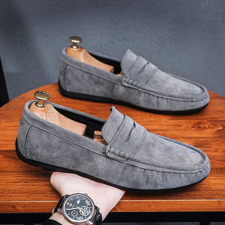 Cillian - Blokes' Suede Casual Kicks