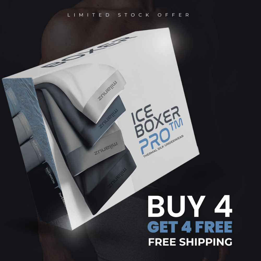 Ice Silk Boxer Briefs – Pure Comfort (Buy 4, Get 4 FREE)
