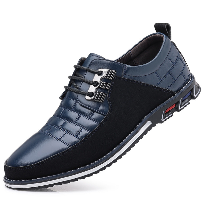 Malvin - Snazzy Lace-Up Kicks in Faux Leather