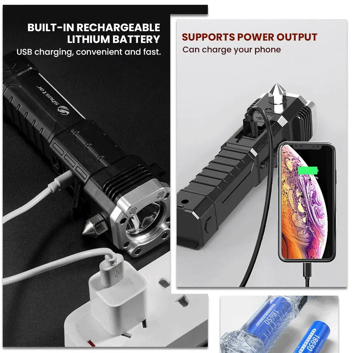 5-in-1 Military Tactical Torch - PowerLight®