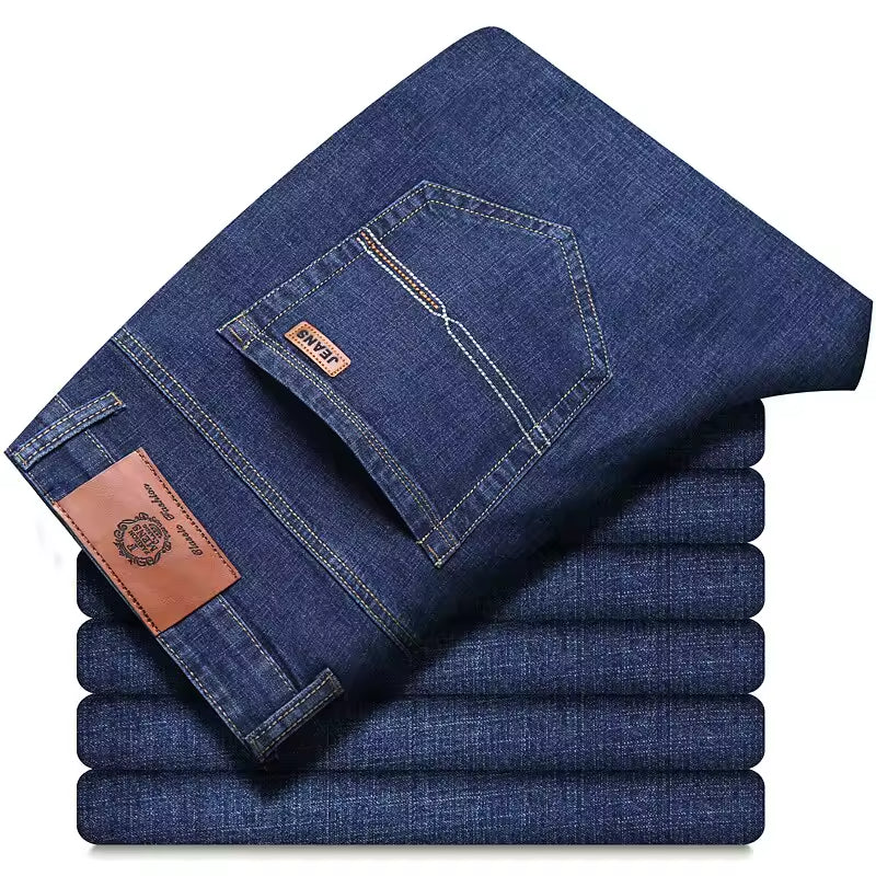 Millanuz Elastic Straight-Leg Jeans