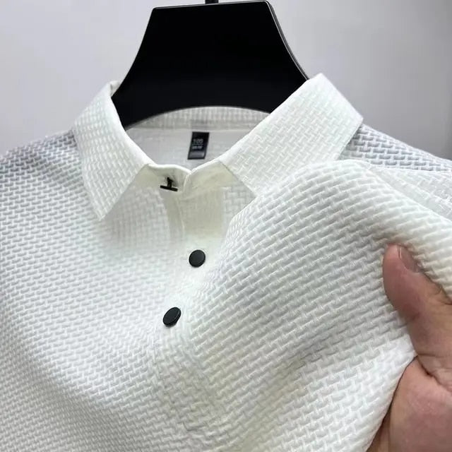 Top-Notch Textured Slim Fit Polo Tee