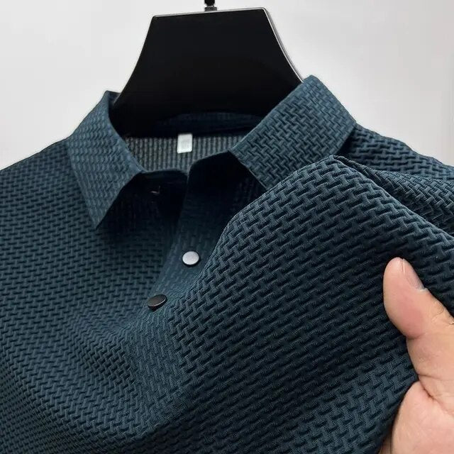 Top-Notch Textured Slim Fit Polo Tee