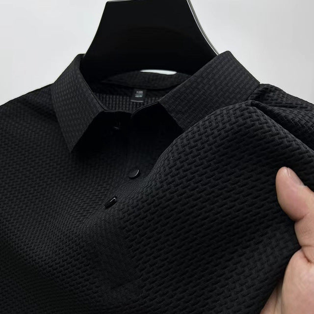 Top-Notch Textured Slim Fit Polo Tee