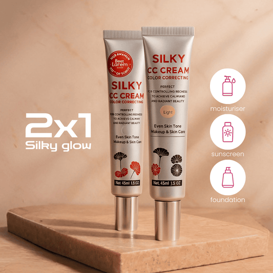 2-in-1 Silky Glow Magic Tone: The foundation that adapts to you.