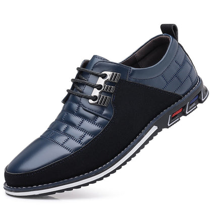 Malvin - Snazzy Lace-Up Kicks in Faux Leather
