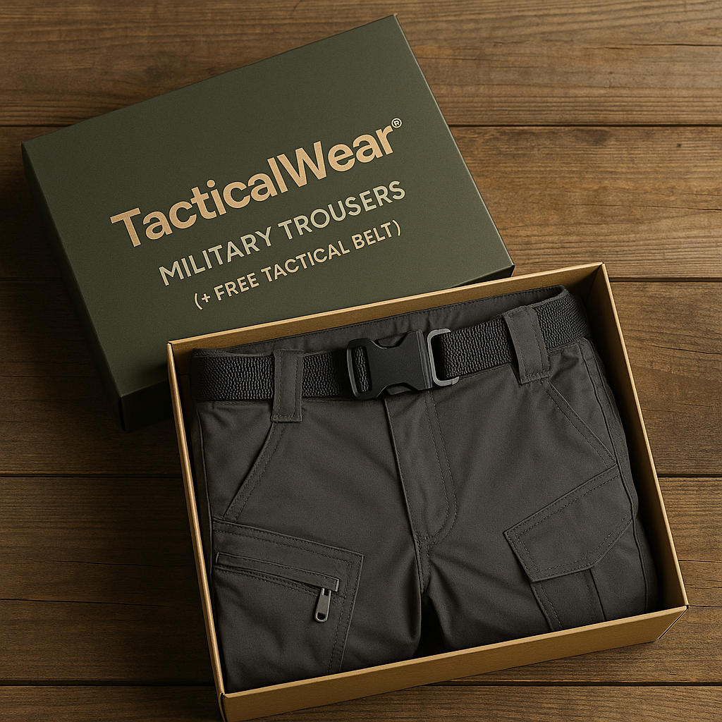 TacticalWear® Military Trousers (+ Free Tactical Belt)