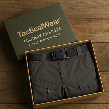 TacticalWear® Military Trousers (+ Free Tactical Belt)