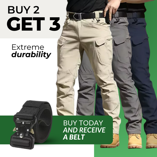 TACTICALWEAR® MILITARY TROUSERS BUNDLE [BUY 2, GET 3] + FREE BELT