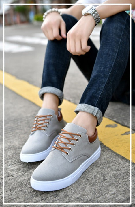 Magnus - Blokes' Trainers with a Crisp White Sole