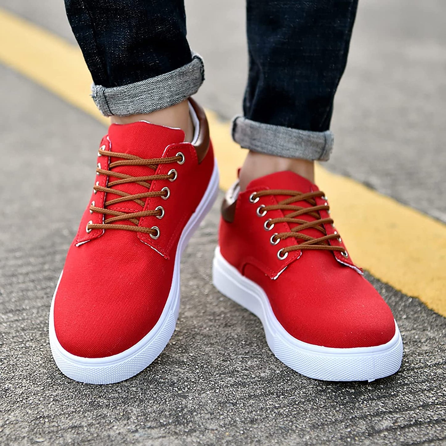 Magnus - Blokes' Trainers with a Crisp White Sole