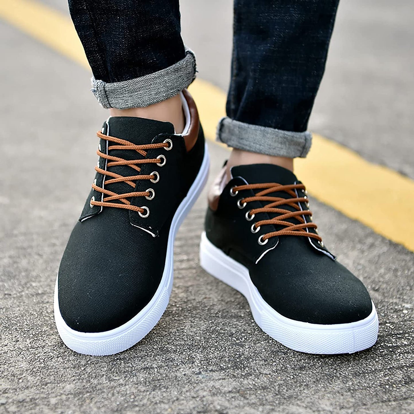 Magnus - Blokes' Trainers with a Crisp White Sole