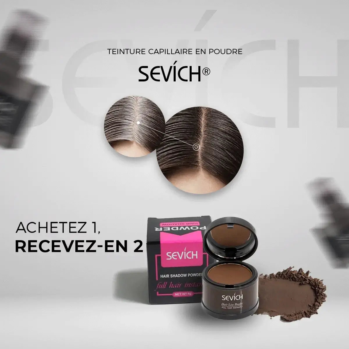 Sevích® Powder Hair Colour - Say Goodbye to Greys (Grab 1, Get 2 Free!)