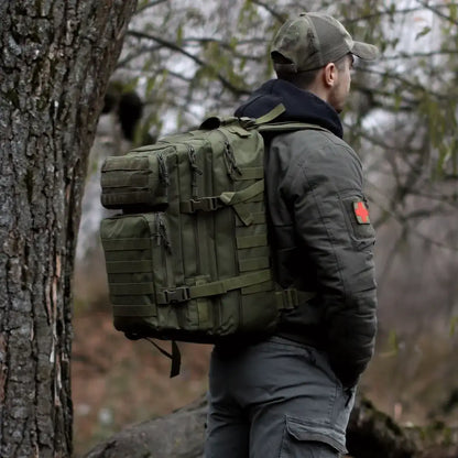 Exodus® Military Tactical Rucksack (+ Free French Flag Velcro Badge)