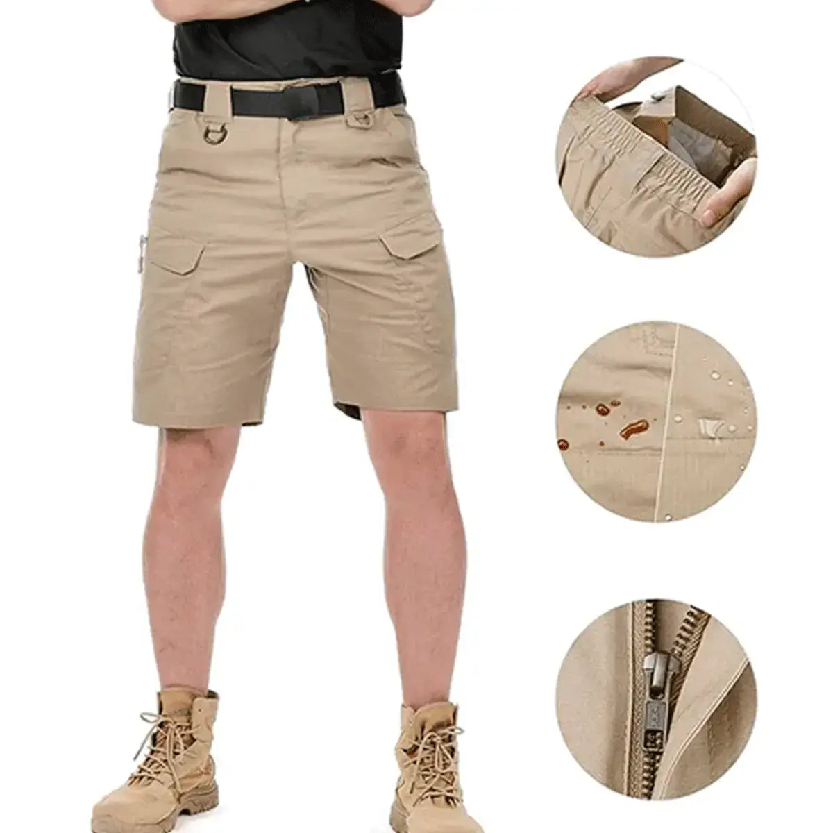Blokes' Tactical Shorts Shield® (+ Free Tactical Belt Included!)