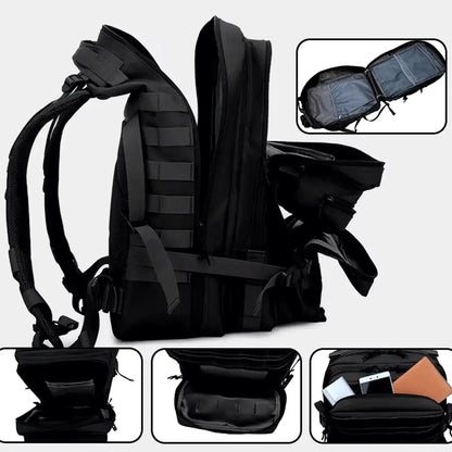 Exodus® Military Tactical Rucksack (+ Free French Flag Velcro Badge)