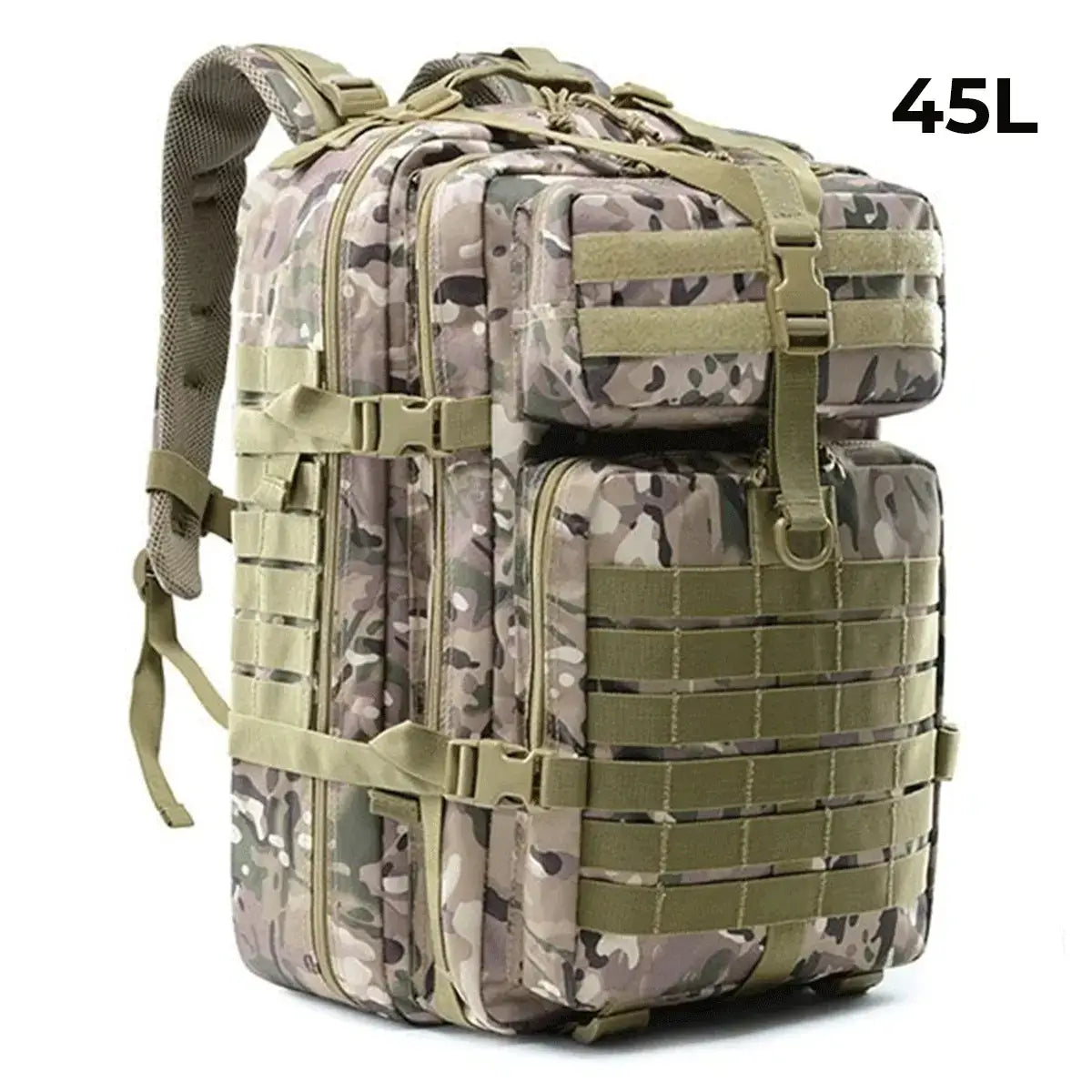 Exodus® Military Tactical Rucksack (+ Free French Flag Velcro Badge)