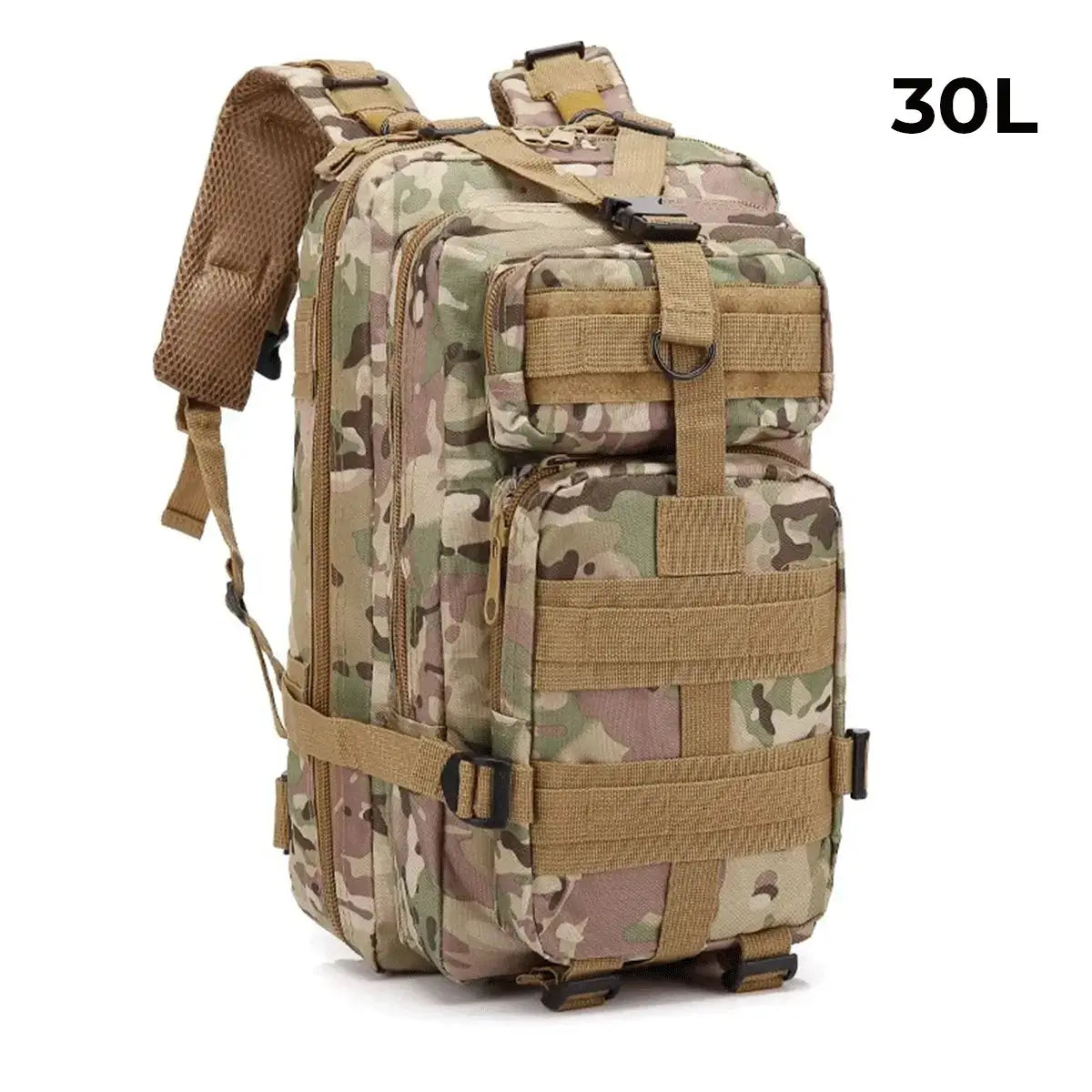 Exodus® Military Tactical Rucksack (+ Free French Flag Velcro Badge)