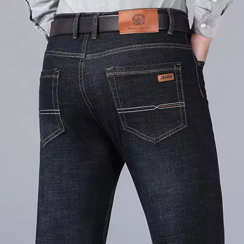 Millanuz Elastic Straight-Leg Jeans