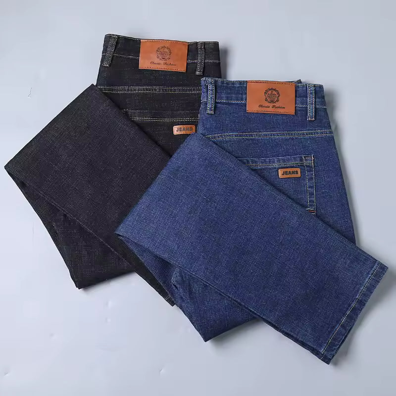 Millanuz Elastic Straight-Leg Jeans