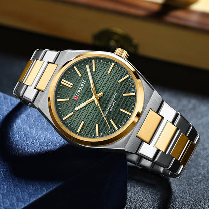 Blokes' Brushed Stainless Steel Watch | Aether